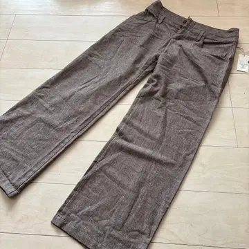 NANATONE 브라운 슬랙스