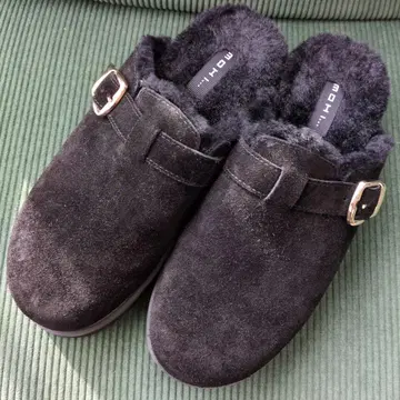 미사용 새상품 모히 퍼 사보 슈즈 샌들 38