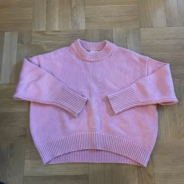 아가우드 핑크 니트 프리 사이즈