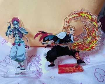 귀멸의 칼날 렌고쿠 쿄쥬로 아카자 무한열차 아크릴 스탠드