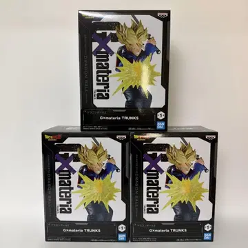 GXmateria 트랭크스 피규어 3개 세트