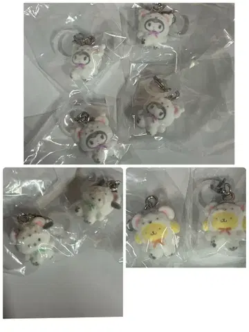 산리오 캐릭터즈 메지루시 액세서리 후와후와 스노우 가챠