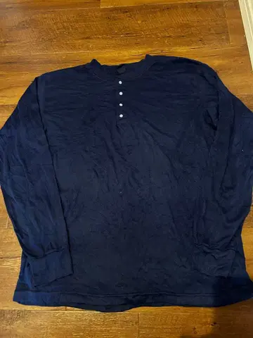 파타고니아 80s 90s 미국제 헨리넥 스냅 긴팔 티셔츠