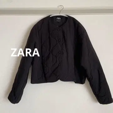 ZARA 자라 다운 코트 점퍼 블루종 자켓 퀼팅 블랙 숏