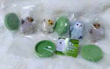 달리는 가면올빼미 아기 스탠드 피규어 가면올빼미 쿠로 아오