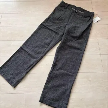 NANATONE 블랙 캐주얼 팬츠