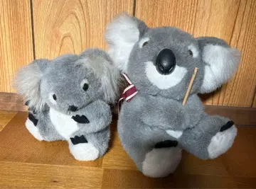 코알라 봉제 인형 호주 2체 세트 레트로 uni toys
