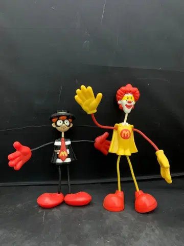 맥도날드 피규어 로날드 꼬물꼬물 인형 2개 세트 햄버거