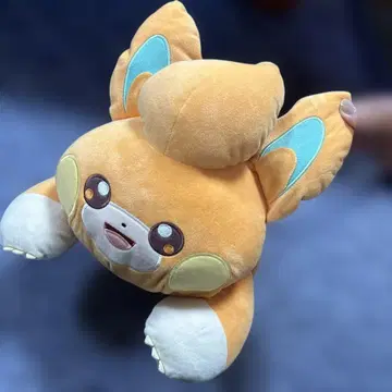 오렌지 컬러 동물 캐릭터 봉제 인형