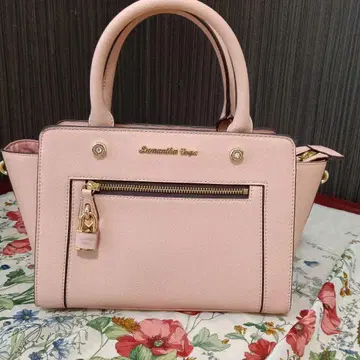 사만사베가 핸드백 핑크