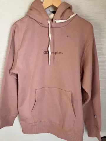 택 포함 새상품 Champion 후드 부착 후드티 L 사이즈 핑크