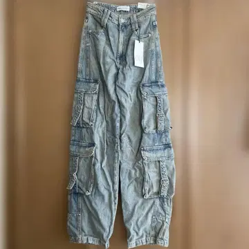 ZARA 데님 카고 팬츠