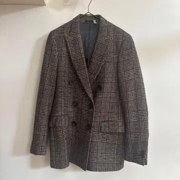 두지엠 클라세 [ 새상품급 ] 울 체크 더블 자켓