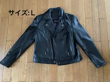 [BIJOU] 천연 가죽 라이더 자켓