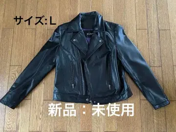 [BIJOU] 천연 가죽 라이더 자켓