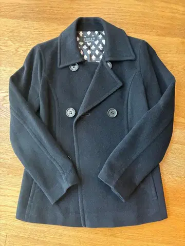 소니아 리키엘 블랙 피 코트