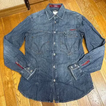 D&G 데님 긴팔 셔츠 사이즈 S