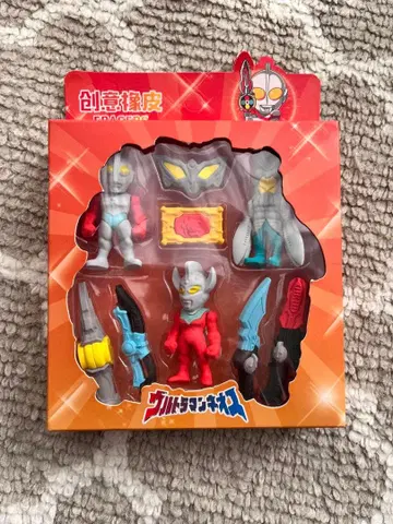 울트라맨 지우개 피규어 세트 9개입