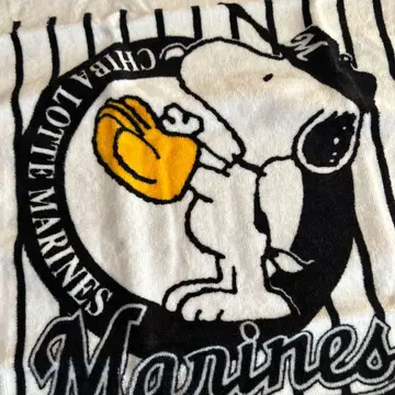 스누피 지바롯데 마린즈 핸드 타월