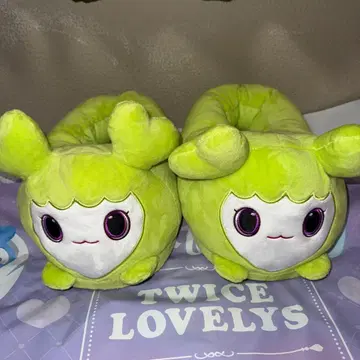 GIGO 한정판 TWICE LOVELYS 봉제 인형 슬리퍼 정연