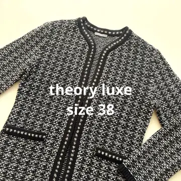 [ 새상품급 ] theory luxe 트위드 니트 자켓