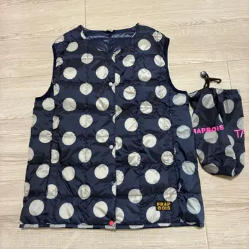 FRAPBOIS x TAION 다운 베스트 이너 다운 베스트 파우치 포함