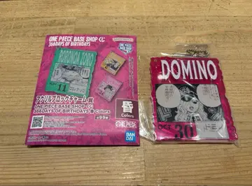 ONEPIECE BASE SHOP 복권 아크릴 블록 DOMlNO