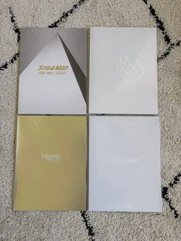 Snow Man Live Tour 팜플렛 4종 세트