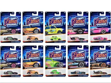 핫휠 네온 스피더즈 모듬 10대 BOX