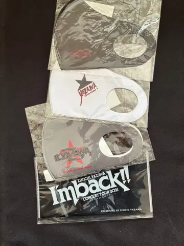 야자와 에이요시 패션 마스크 3개 마스크 케이스 1개