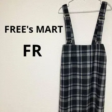 프리즈마트 여성용 살로펫 스커트 그레이 체크 무늬