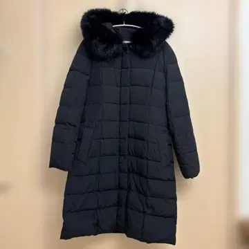 Mystrade 마이 스트라다 퍼 롱 다운 코트 블랙