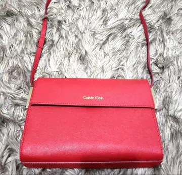 Calvin Klein 빨간색 숄더백