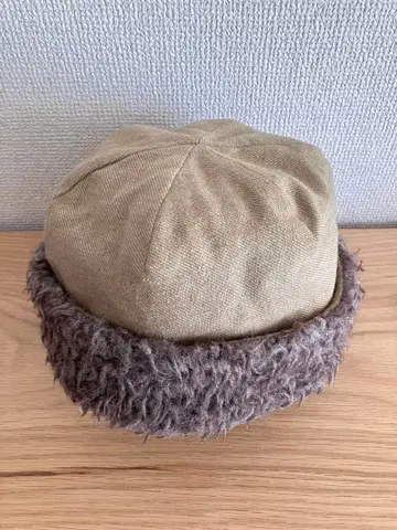 mature hat. 울 혼방 모자 베이지/브라운