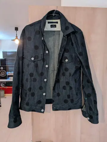 폴스미스 PaulSmith 도트 무늬 데님 자켓