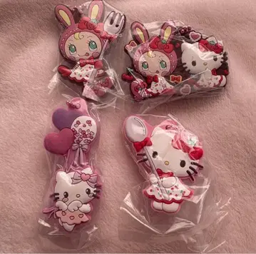 메조피아노 x 헬로키티 캡슐 러버 마스코트 캡슐 토이 가챠가챠