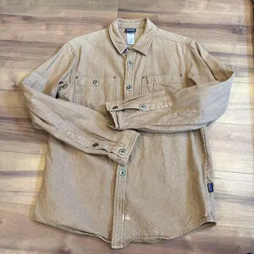 patagonia 오가닉 코튼 베이지 셔츠