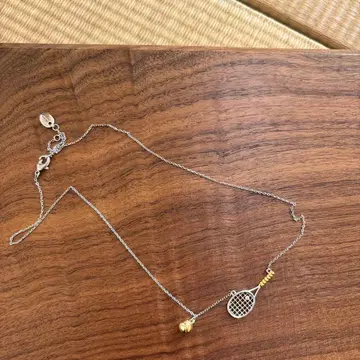 테니스 라켓 목걸이 실버 925