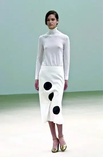 질 샌더 런웨이 스커트