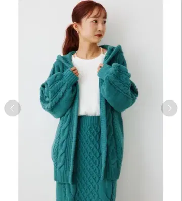 로데오 크라운 RODEO CROWNS 몰 니트 후드 토퍼