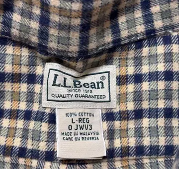 L.L.Bean 엘엘빈 긴팔 셔츠 체크 구제 의류 L