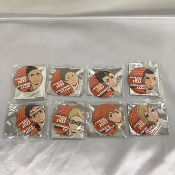 전 8종 세트 [ 하이큐!! 페스타 2023 트레이딩 캔뱃지 A ]