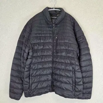 레어 새상품급 Calvin Klein 나일론 퀼팅 충전솜 로고