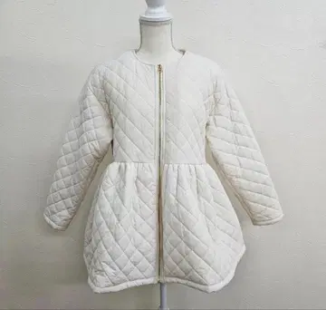 Myu 페플럼 퀼팅 코트 자켓