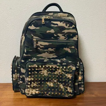 GLAMJAM 사이드 포켓 백팩 L 사이즈 카모플라쥬