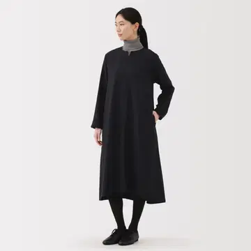 무인양품 기모 긴팔 원피스 L 사이즈