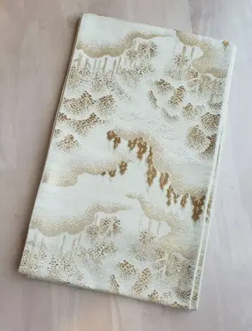 미사용 흰금 산경관 오비