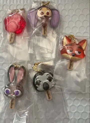 주토피아 아이스캔디 참 5종 세트