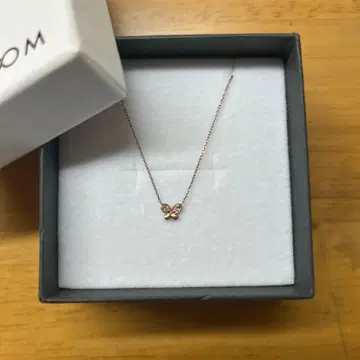 bloom 버터플라이 핑크 골드 목걸이