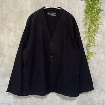 [무인양품] MUJI 코튼 자켓 가디건 면 100% 블랙 M